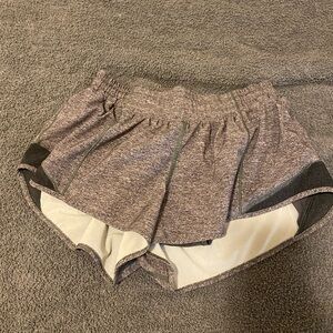 Heather grey lulu shorts